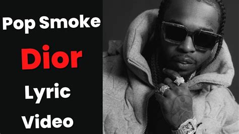 pop smoke christian dior lyrics|pop smoke dior clean lyrics.